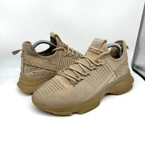 Steve Madden Maxima Glass Embellished  Fashion Sneakers Womens Size 11 Beaded